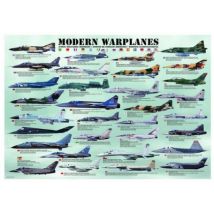 Eurographics Moderne Flugzeuge 1000 Teile Puzzle Eurographics-6000-0076
