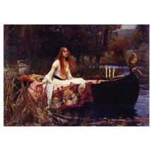 Eurographics Waterhouse: Die Lady von Shalott, 1888 1000 Teile Puzzle Eurographics-6000-1133