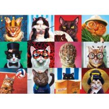Eurographics Lustige Katzen 1000 Teile Puzzle Eurographics-6000-5522