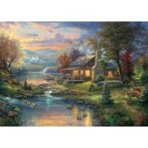 Schmidt Spiele Thomas Kinkade, Im Naturparadies 1000 Teile Puzzle Schmidt-Spiele-59467