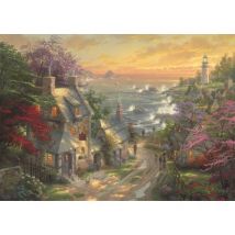 Schmidt Spiele Thomas Kinkade - Dörfchen am Leuchtturm 3000 Teile Puzzle Schmidt-Spiele-59482