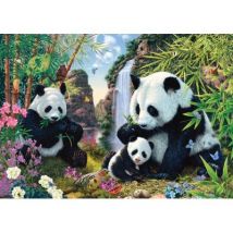 Schmidt Spiele Pandafamilie am Wasserfall 500 Teile Puzzle Schmidt-Spiele-57380
