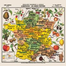 Puzzle Michèle Wilson Handgeschnittenes Holzpuzzle - Carte De France Des Fruits 100 Teile Puzzle Puzzle-Michele-Wilson-K111-100