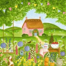 Puzzle Michèle Wilson Handgeschnittenes Holzpuzzle - Le Cottage Bouton De Rose, Les Infusettes 80 Teile Puzzle Puzzle-Michele-Wilson-A1258-80