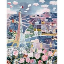 Puzzle Michèle Wilson Handgeschnittenes Holzpuzzle - Paris Au Printemps, Raoul Dufy 24 Teile Puzzle Puzzle-Michele-Wilson-K25-24
