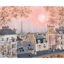 Puzzle Michèle Wilson Handgeschnittenes Holzpuzzle - Ciel Rose En Hiver, Fabienne Delacroix 750 Teile Puzzle Puzzle-Michele-Wilson-A1035-750