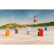Ravensburger Leuchtturm hinter der Düne auf Borkum 200 Teile Puzzle Ravensburger-01477