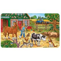 Ravensburger Puzzle 15 Teile Rahmenpuzzle - Das Leben auf dem Bauernhof 15 Teile Puzzle Ravensburger-06035