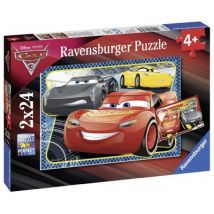 Ravensburger 2 Puzzles - Cars 3 24 Teile Puzzle Ravensburger-07816