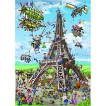 DToys Cartoon Collection - Eiffelturm 1000 Teile Puzzle Dtoys-74683