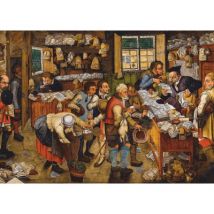 DToys Brueghel Pieter der Jüngere: Bezahlung des Zehnten, 1617-1622 1000 Teile Puzzle Dtoys-74942