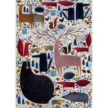 DToys Andrea Kürti - Wild Animals 500 Teile Puzzle Dtoys-75321