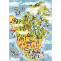 DToys Cartoon Collection - USA 1000 Teile Puzzle Deico-Games-76779