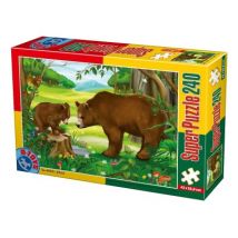 DToys Wild Animals - Bears 240 Teile Puzzle Dtoys-78247