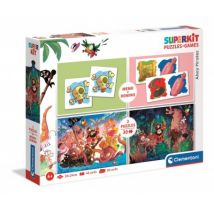 Clementoni Superkit Pirates - 2x30 Pièces + Memo + Domino 30 Teile Puzzle Clementoni-20266