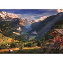 Trefl Photo Odyssey: Lauterbrunnen Valley, Switzerland 1000 Teile Puzzle Trefl-10821
