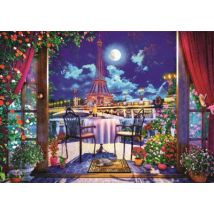 Trefl Tea Time: Parisian Moonlight 1000 Teile Puzzle Trefl-10843