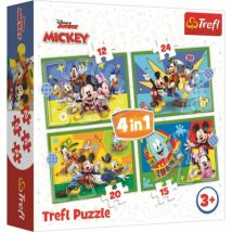 Trefl 4 Puzzles - Unter den Freunden 12 Teile Puzzle Trefl-34616