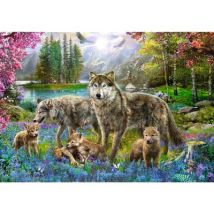 Trefl Wolfsfamilie 1000 Teile Puzzle Trefl-10558