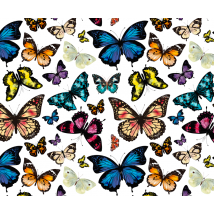 Alfombrilla de ratón mariposas a todo color