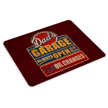 Tapis de souris panneau publicitaire rétro