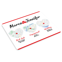 Tapis de souris emplacements moments spéciaux à personnaliser