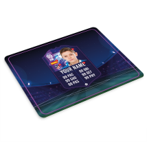 Tapis de souris carte de footballeur personnalisable