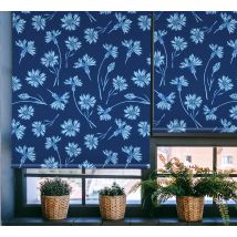 Stores fleurs et plantes Fleurs bleu marine