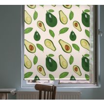 Store enrouleur cuisine motif d'avocats