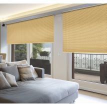 Stores enrouleurs motif texture style osier