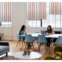 Store enrouleur motif textures verticale pour bureau
