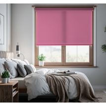 Store enrouleur rose foncé