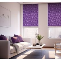 Store lilas salon design géométrique