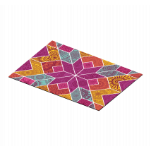 Set de table rectangulaire Mosaïque paisley