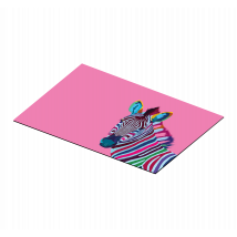 Set de table original animal pop art zèbre