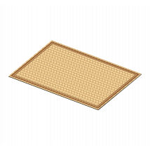 Set de table imitation osier