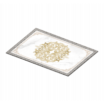 Set de table style baroque motif doré