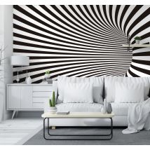 Foto mural 3d túnel espiral