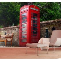 Papier peint londres Cabine téléphonique rouge dans