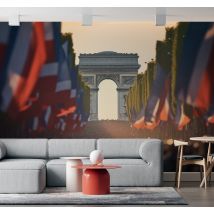 Tapisserie murale Fête Nationale Paris