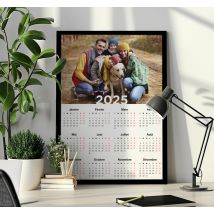 Poster personnalisé calendrier 2025