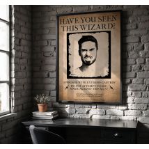 Poster personnalisé as-tu vu ce sorcier