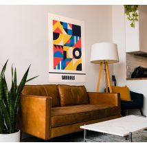 Poster decorativo estilo bauhaus