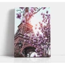 Tableau photo Paris en fleurs