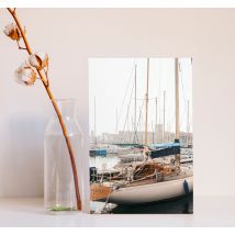Tableau photo port marseillais