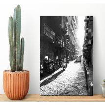 Tableau de la ville de Naples style vintage