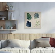Tableau salon feuilles tropicales