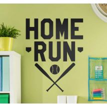 sticker home run monochrome