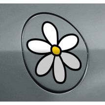 Sticker voiture dessin fleur