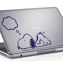 Sticker ordinateur portable Snoopy bulle